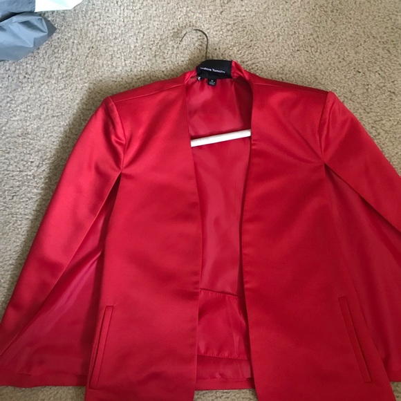 COPY - Red Cape Blazer - Picture 1 of 6